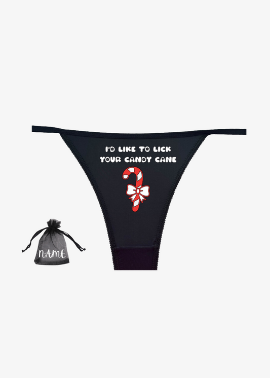 Candy Cane Christmas Underwear