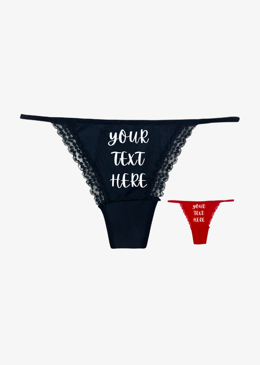 Custom Text Underwear