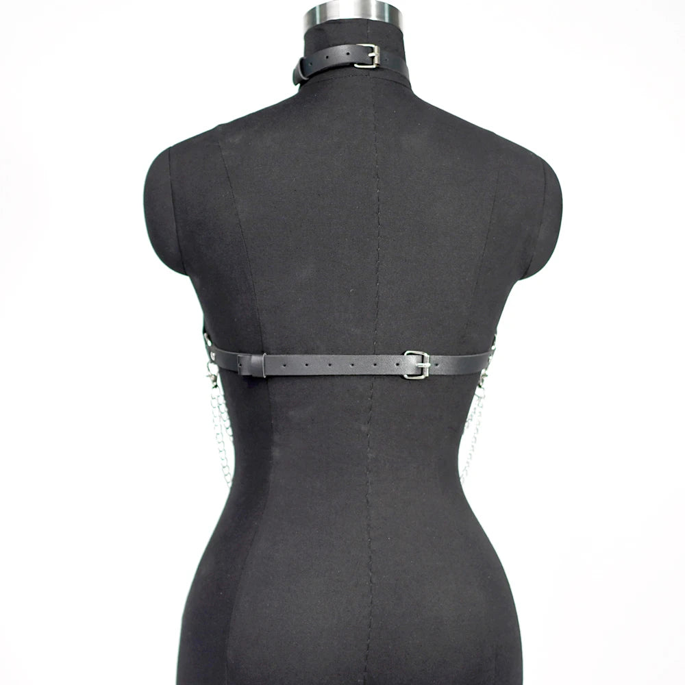 Chest Body Harness Leather