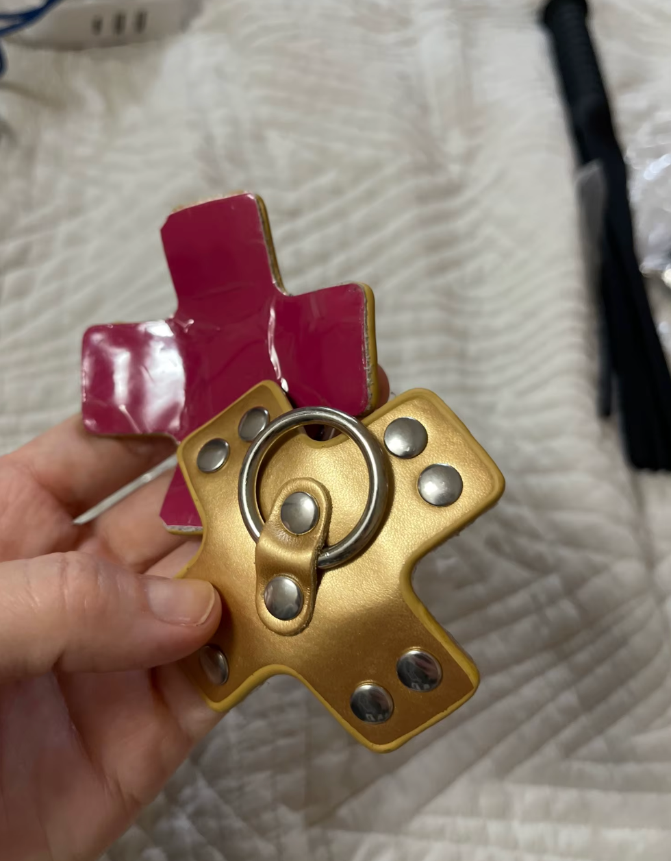 Women Nipple Cover PU Leather