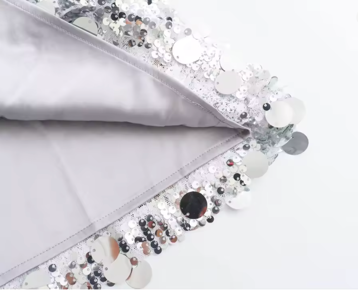 Aurora Sequin Embellishment Mini Skirt