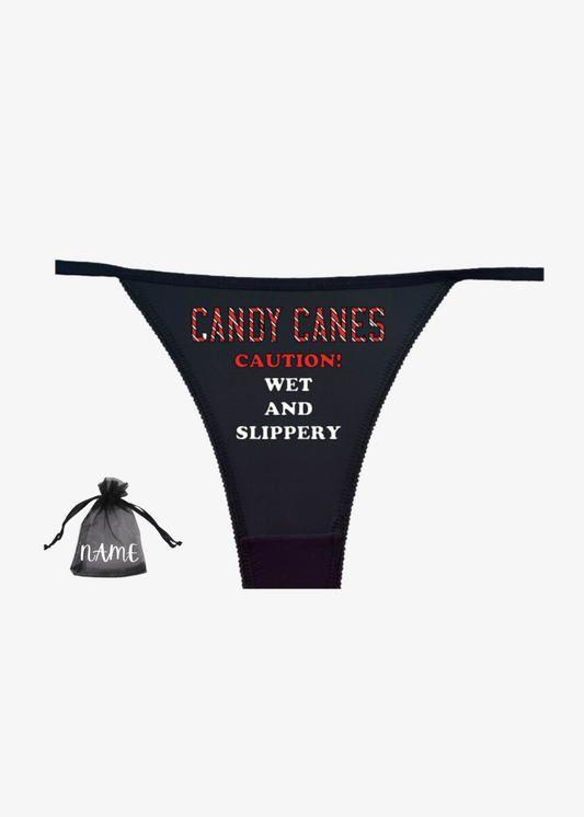 Candy Cane Christmas Underwear
