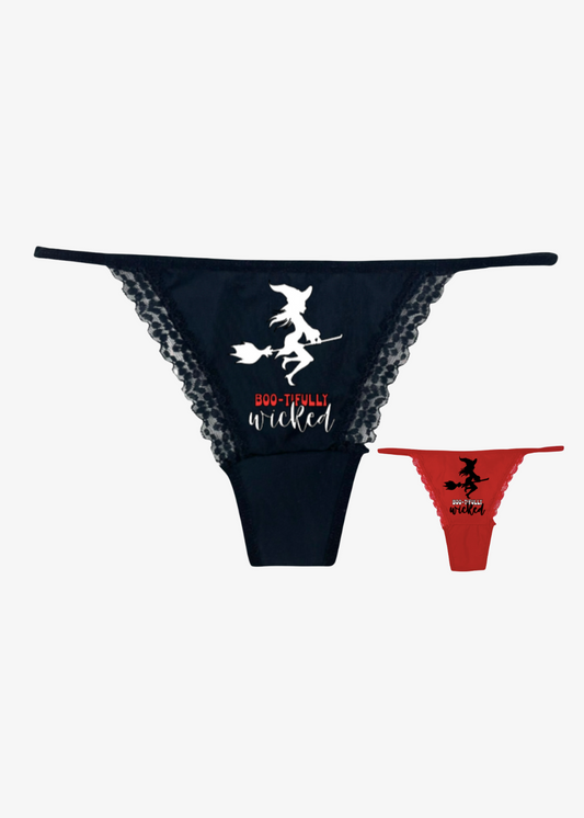 Beautifully Wicked Halloween Panty