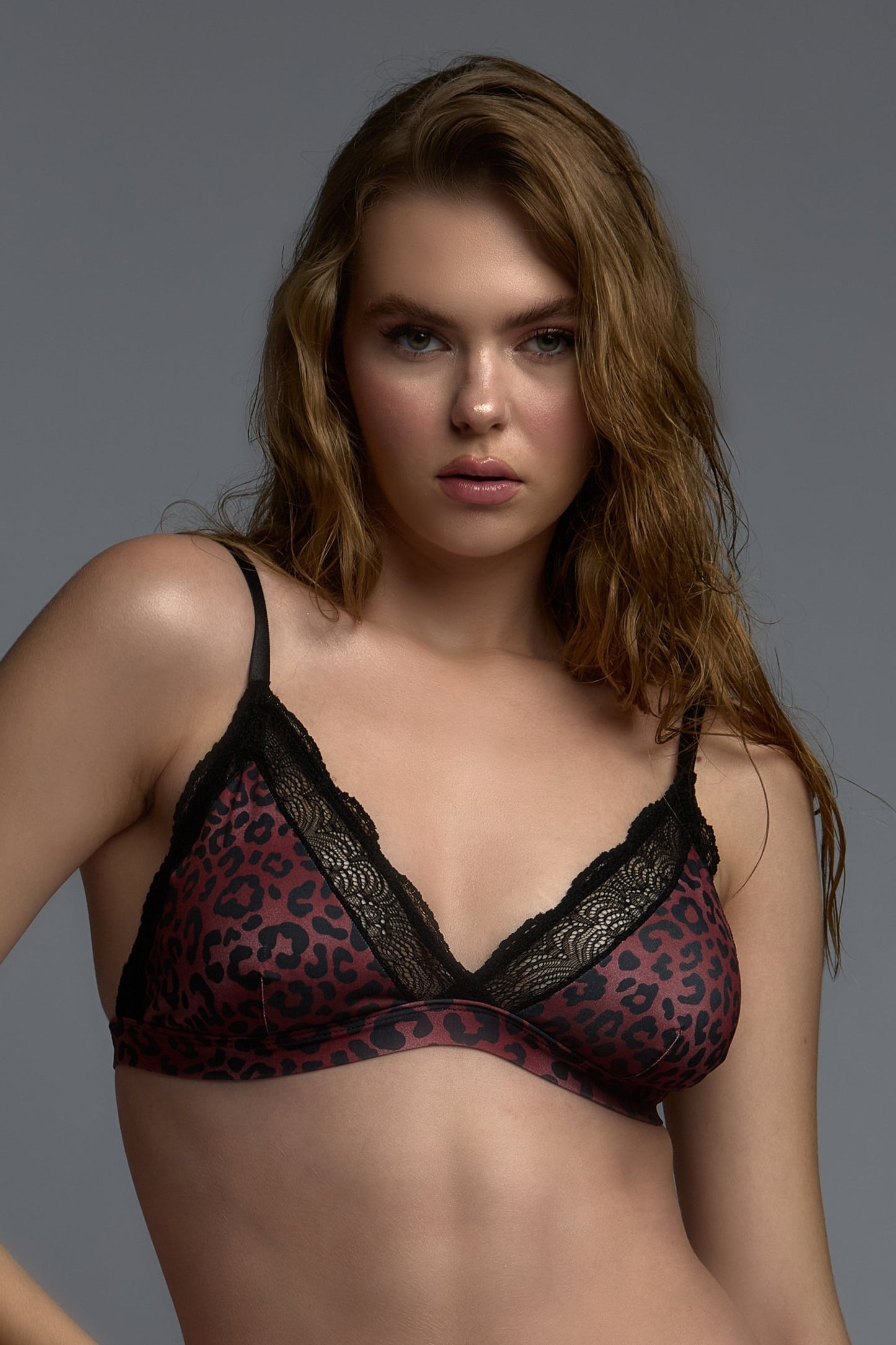 Animal Printed Lingerie Set