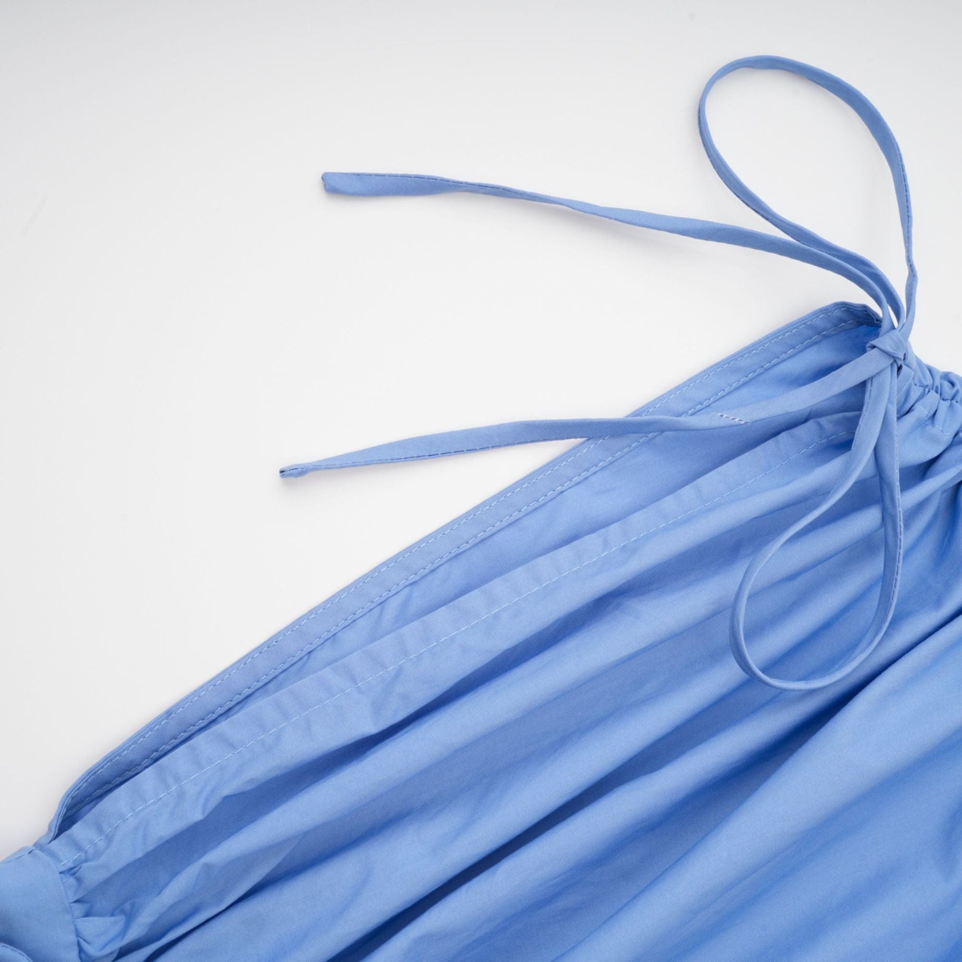 NTMY Maxi Dress Borago Petal-Detail Drawstring Maxi Dress in Blue