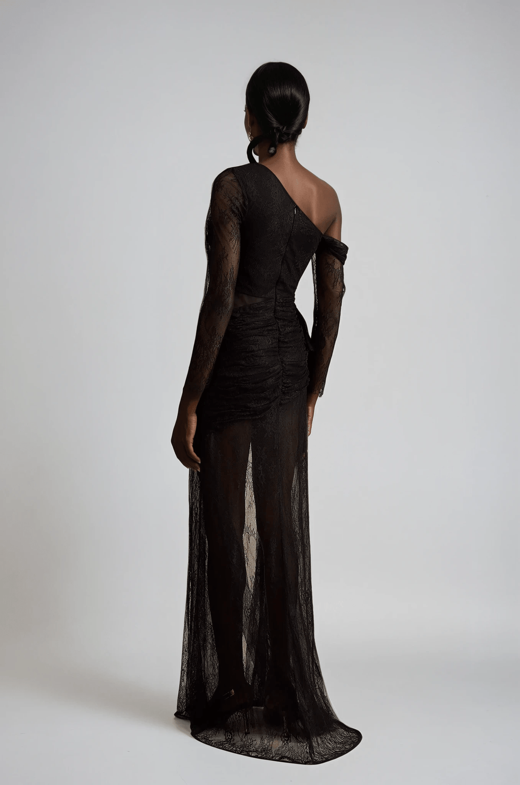 NTMY Maxi Dress Freesia One-Shoulder Cut-Out Full Lace Maxi dress