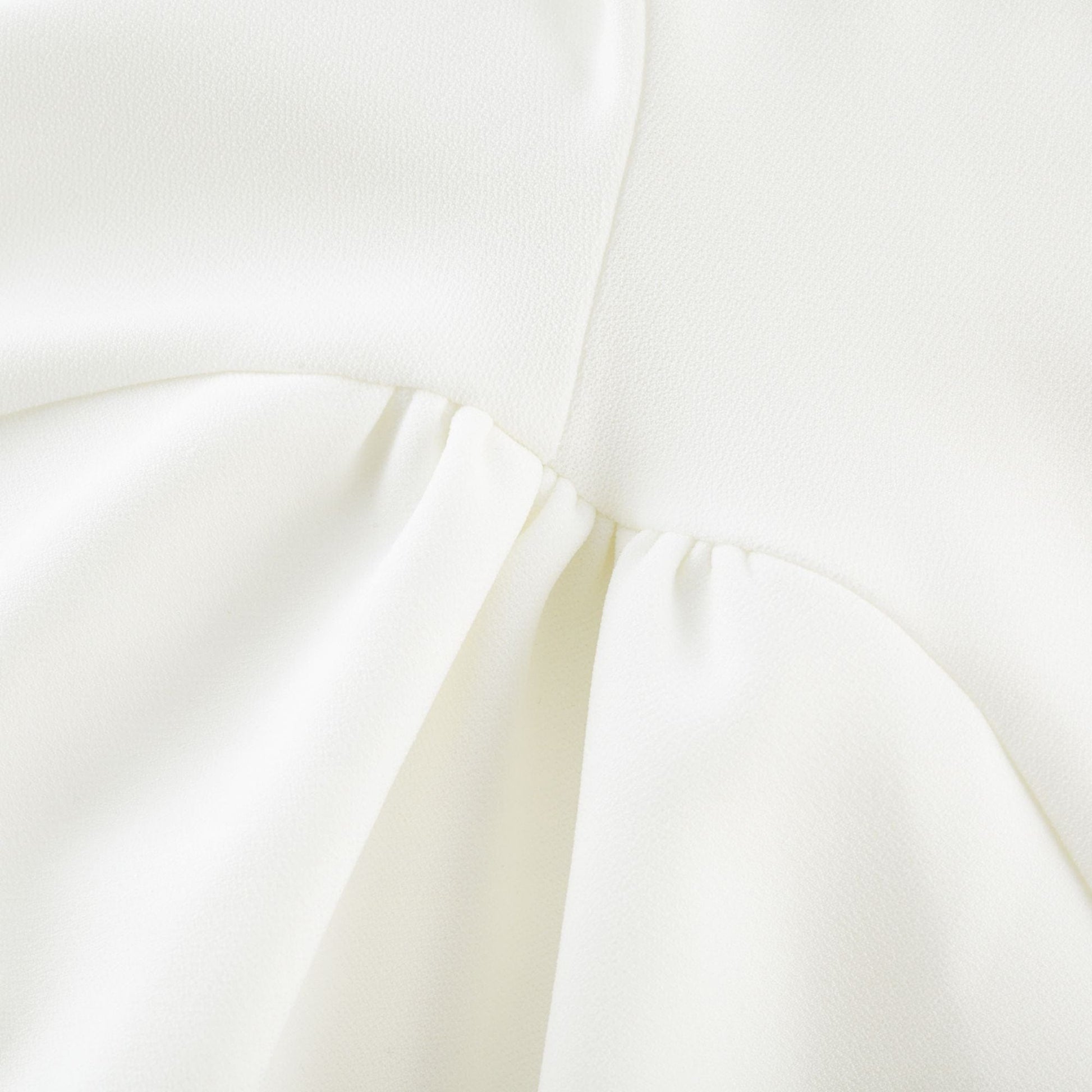 NTMY Midi Dress Gloriosa white pleated flared midi dress in white