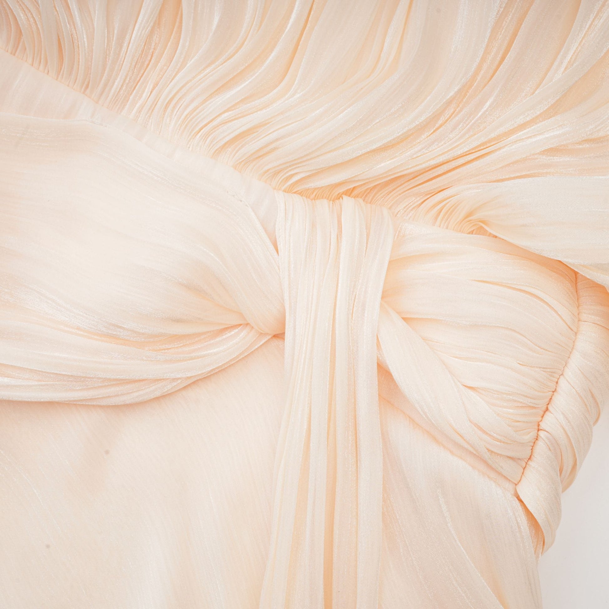 NTMY Mini Dress Marigold Fully Pleated Ruffled Mini Dress in Ivory