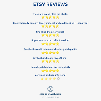 five star review on a white background